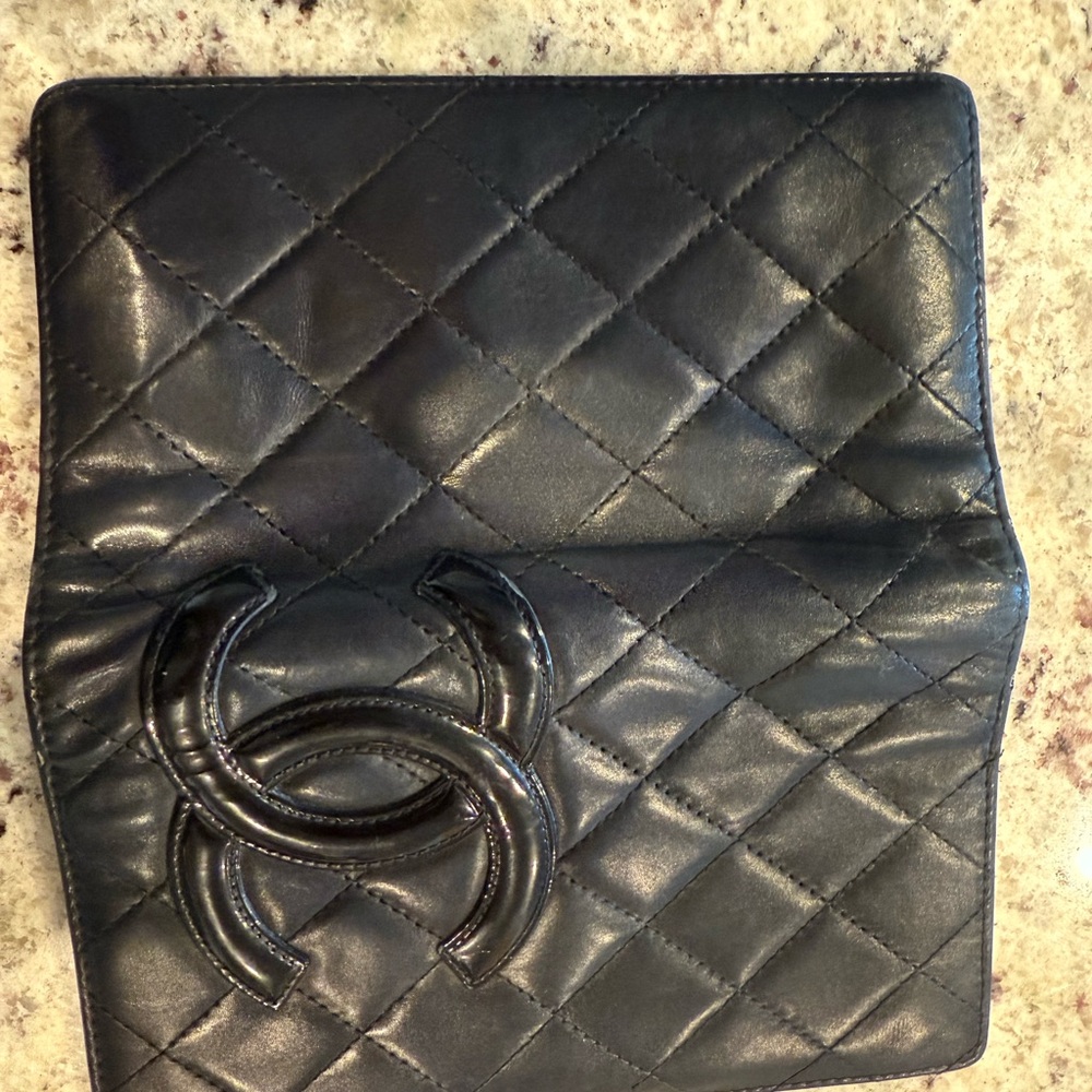 Chanel Black Quilted Lambskin Wristlet